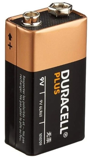 Bateria Duracell PLUS 6LF22 / 6LR61 / 9V / MN1604 box'28