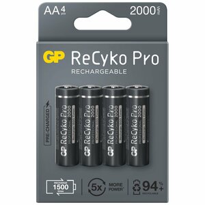 Rechargeable GP R6 / AA Recyko+ Pro (precharged) 2000mAh B4