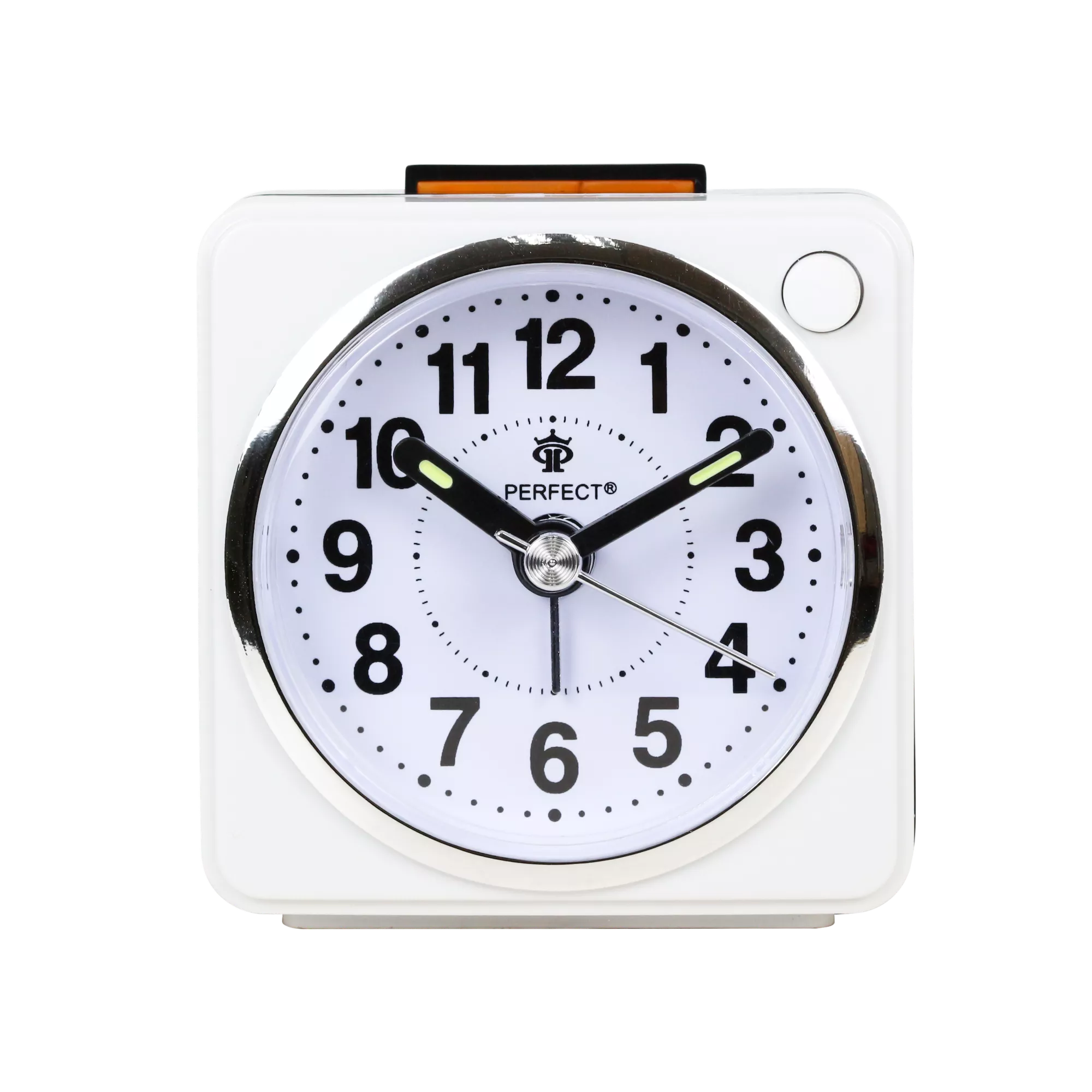 Alarm Clock Quartz Perfect BB 06602 White