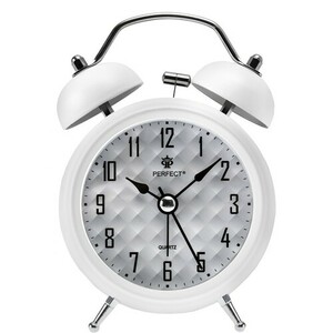 Alarm Clock Quartz Perfect PT253 White