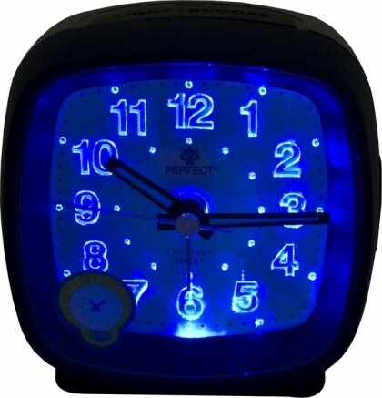 Budzik Kwarcowy Perfect SQ816 Czarny