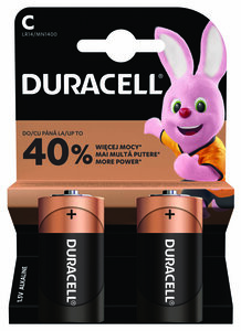 Batteries Duracell Basic LR14 / C / MN1400 B2 -<b>PRICE FOR 40pcs</b>