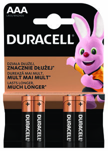 Batteries Duracell Basic LR03 / AAA / MN2400 B4 -<b>PRICE FOR 240pcs</b>