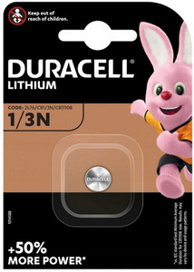 Battery Duracell DL 1/3N / CR 1/3N / 2L76 lithium