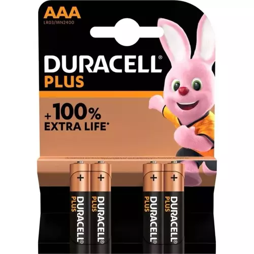 Battery Duracell Power Plus LR03 / AAA / MN2400 B4