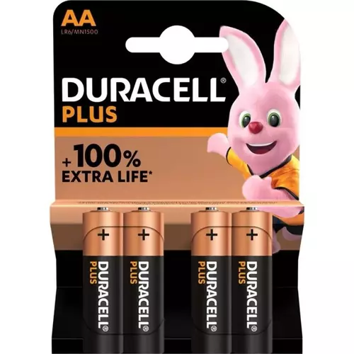 Battery Duracell Power Plus LR6 / AA / MN1500 B4