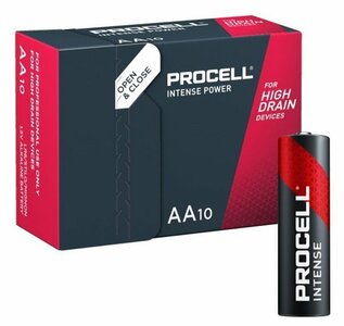 Batteries Duracell Procell Intense LR6 / MN1500 / AA tray'10 -<b>PRICE FOR 200pcs</b>