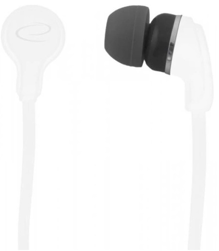 Sluchawki ESPERANZA EH147W NEON z koreczkami wtyk 3,5mm White