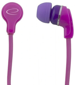 Earphones ESPERANZA EH147P NEON silicon louders plug in 3,5mm Pink