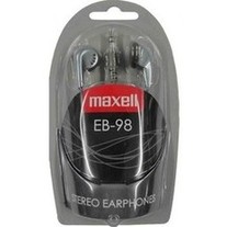 Earphones Maxell EB-98 Black -<b>PRICE FOR 12pcs</b>