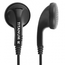 Sluchawki TITANUM TH108K wtyk 3,5mm Black