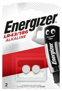 Battery Energizer Ag12 / 186 / LR43 / L1142 / RW84