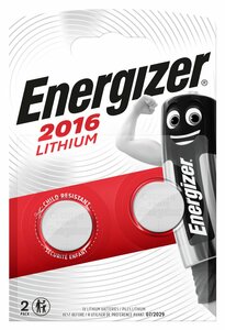 Baterie Energizer CR2016 B2 <b>-PAKIET 60szt.</b>