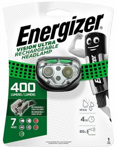 Kopflampe Energizer Vision Ultra Rechargeable 400lm