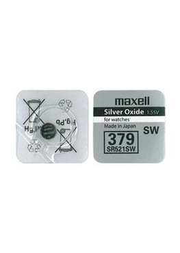Bateria Maxell 379 / SR521SW / Ag0 / SR63