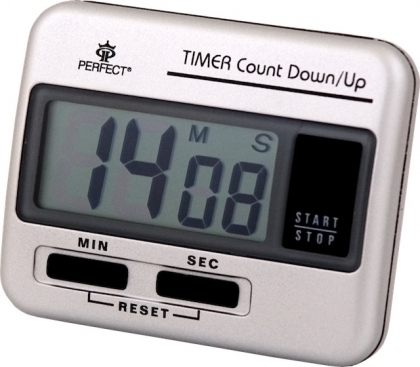 Minutnik LCD Perfect TM 86A silver