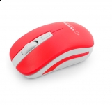 Mouse Esperanza Uranus wireless 2.4GHz 1600dpi Red/White