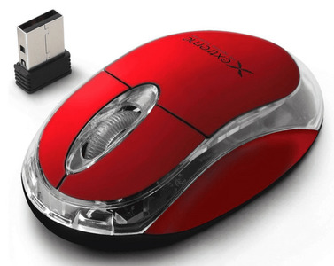 Mouse Extreme Harrier XM105R wireless 2.4GHz 1000dpi Red