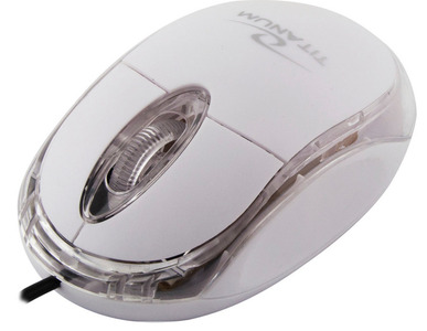 Mouse Titanum Raptor USB 1000dpi White
