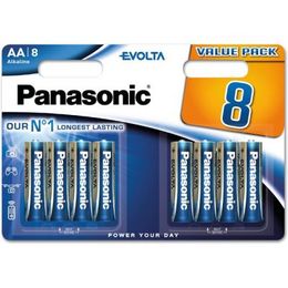 Batterie Panasonic LR6 / AA Evolta B4+4