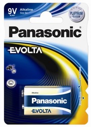 Bateria Panasonic 6LR61 / 9V Evolta