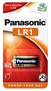 Batterie Panasonic LR1 / MN9100 / 910A / E90 / N 1,5V alkaline
