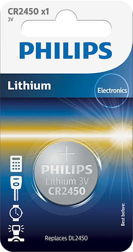 Batteries Philips CR2450 -<b>PRICE FOR 20pcs</b>