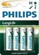 Bateria Philips R6 (AA) cynkowo-węglowa blister B4