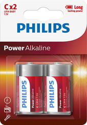 Batterie Philips Power Alkaline LR14 / C