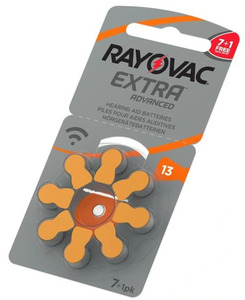 Batterie Rayovac Extra Advanced A13 MF 0%Hg B8