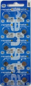 Batterie Renata 397 / 396 / SR59 / SR726SW / Ag2