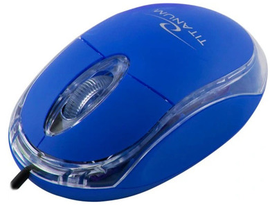 Mouse Titanum Raptor USB 1000dpi Blue