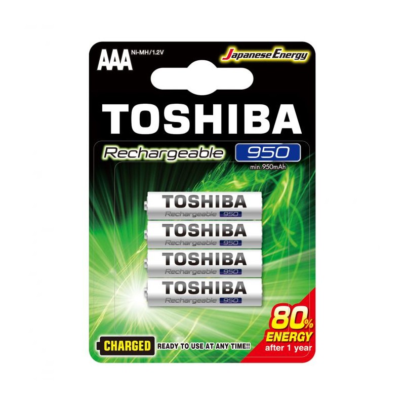 Rechargeable Toshiba R03 / AAA 950mAh B4