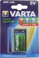 Akumulatorek Varta 6F22 / 9V 200mAh blister B1