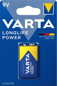 Bateria Varta 6LR61 / 9V / 4922 Longlife Power