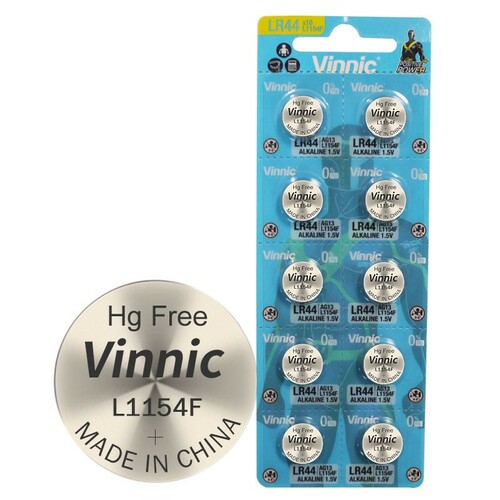 Bateria Vinnic L1154 / Ag13 / A76 / LR44