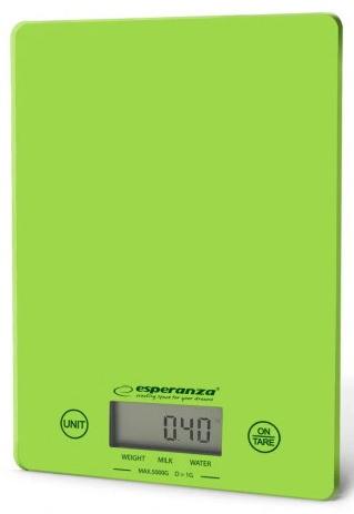 Cyfrowa waga kuchenna ESPERANZA EKS002G LEMON Green LCD