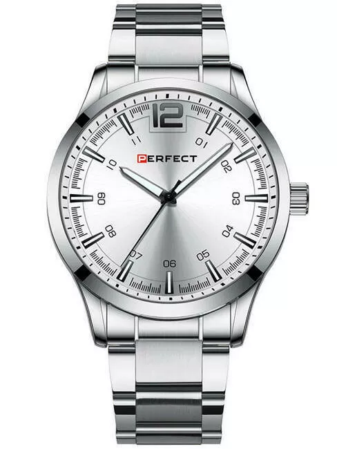 Zegarek PERFECT M115-02 Silver