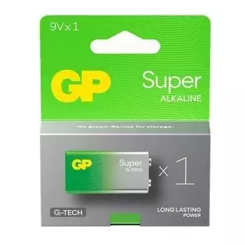 Bateria GP Super Alkaline 6LF22 / 9V B1