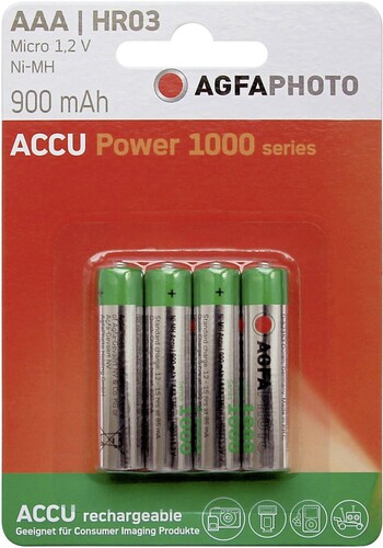 Akumulator Agfa R03 / AAA 900mAh B4