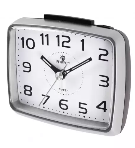 Budzik Kwarcowy Perfect SQ 879SP Srebrny