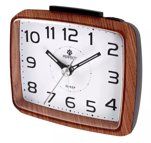Alarm Clock Quartz Perfect SQ816 Wooden