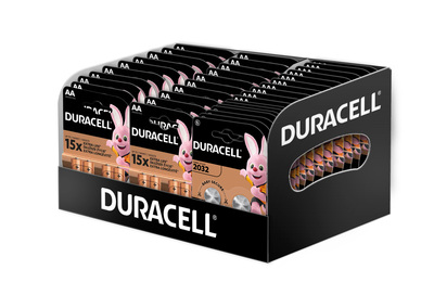 Set of Duracell Basic LR03 / AAA B4 - 40pcs, LR6 / AA B4 - 80pcs, CR2032 B2 - 14pcs