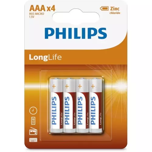 Baterie Philips Longlife R03 B4