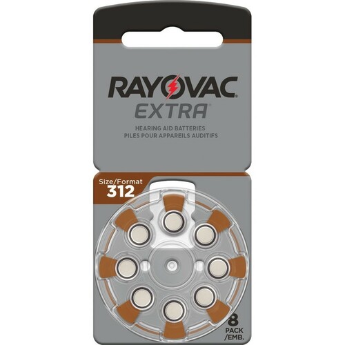 Bateria Rayovac Extra Advanced A312 MF 0%Hg B8