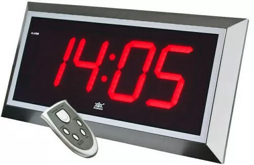 Budzik sieciowy cyfrowy XONIX 4001 Czerwony