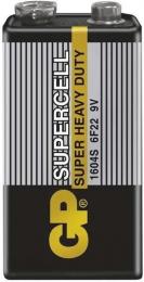 Bateria GP Supercell 6F22 / 9V / 1604D S1